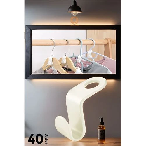 Askı Çoklayıcı Kanca 40 ADET ürün görseli 1