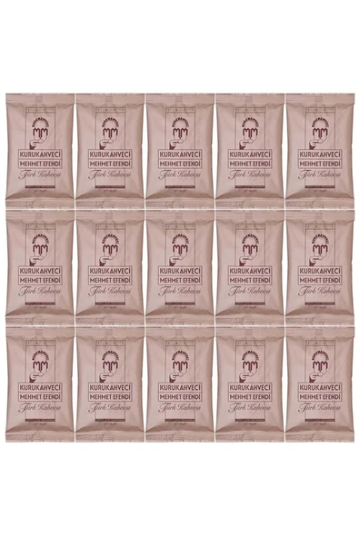 Kuru Kahveci Mehmet Efendi Mehmet Efendi Türk Kahvesi Poşet 100 gr 15 Adet ürün görseli 1
