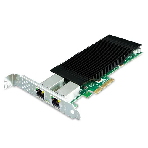 2-Port 10/100/1000T 802.3at PoE+ PCI Express Sunucu Kartı (60W PoE güç bütçesi, PCIe x4, -10~60 derece C)<br>
2-Port 10/100/1000T 802.3at PoE+ PCI Express Server Adapter (60W PoE budget, PCIe x4 ürün görseli 1