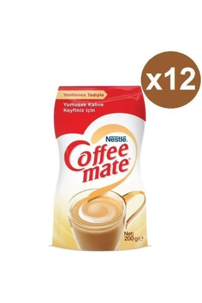 Nestle Coffee Mate Kahve Kreması 200gr X 12 Adet ürün görseli 1