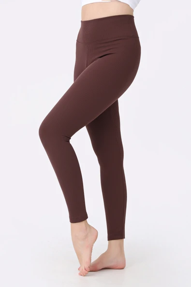 Kahverengi Fitilli Pucka Tayt ürün görseli 1