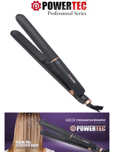 Powertec TR-2850 Seramik Saç Şekillendirici Düzleştirici - Resim 5