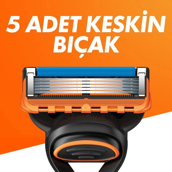Gillette Fusion5 Manuel Erkekler Için Yedek Tıraş Bıçakları, 16 Yedek Tıraş Bıçak - Resim 5