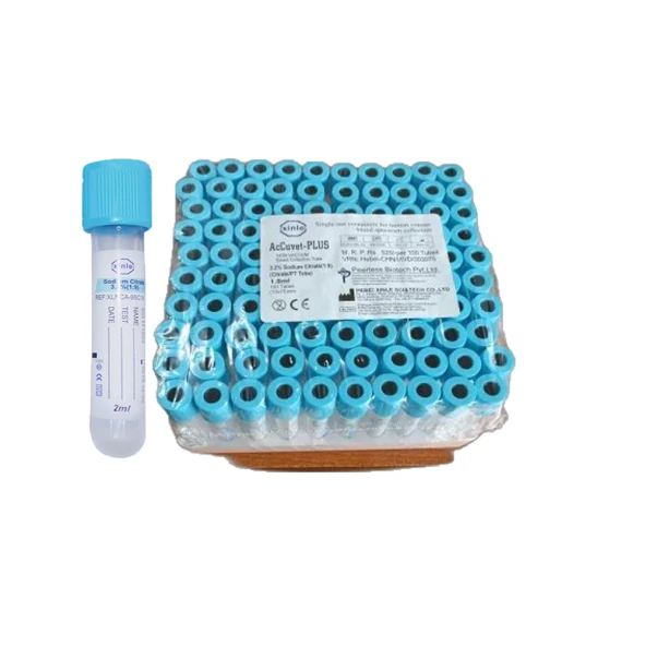 XinleSodyum Sitratlı Kan Alma Tüpü 2ml 13X75mm 100 Adet ürün görseli 1
