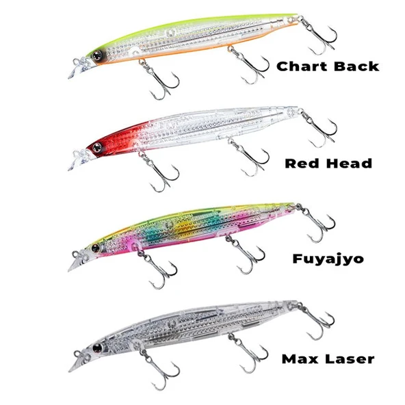 Daiwa Shore Line Shiner Z Vertice R Laser İmpact 125F 12.5cm 20.5gr Maket Balık  Red Head ürün görseli 1