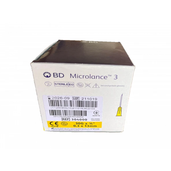 Bd Microlance Mezoterapi İğne Ucu 30G X 13Mm 100 Adet ürün görseli 1