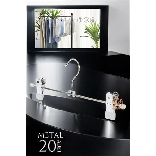 Metal Etek Pantolon Askısı - Mandallı Etek Askısı Pantolon Askısı 20 Adet ürün görseli 1