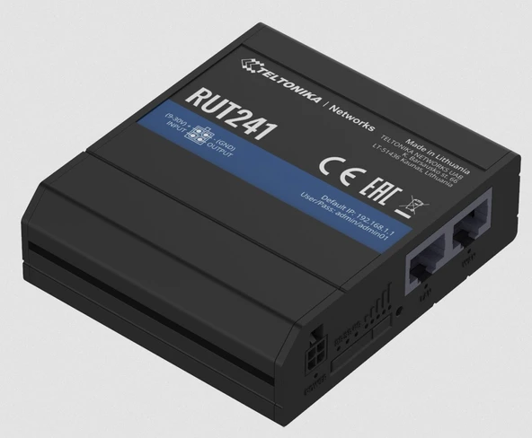 4G (LTE) Endüstriyel Router- Cat 4 (150/50 Mbps)- 1x SIM Kart Yuvası, 1x Radyo- 2x 10/100TX Ethernet- 802.11b/g/n 2.4GHz Wi-Fi (1x1 anten)Industr ürün görseli 1