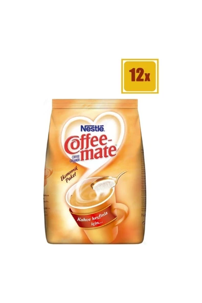 Nescafe Nestle Coffe Mate 500 Gr Krema 12'li - Resim 2