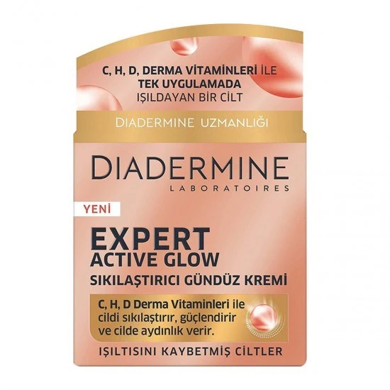 DİADERMİNE EXPERT ACTİVE GLOW SIKILAŞTIRICI 50 ML GÜNDÜZ KREMİ ürün görseli 1