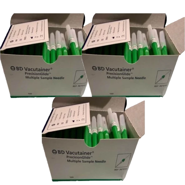 Bd Vacutainer 21g Kan Alma Yeşil Iğne Ucu 100 Adet (3 KUTU) ürün görseli 1