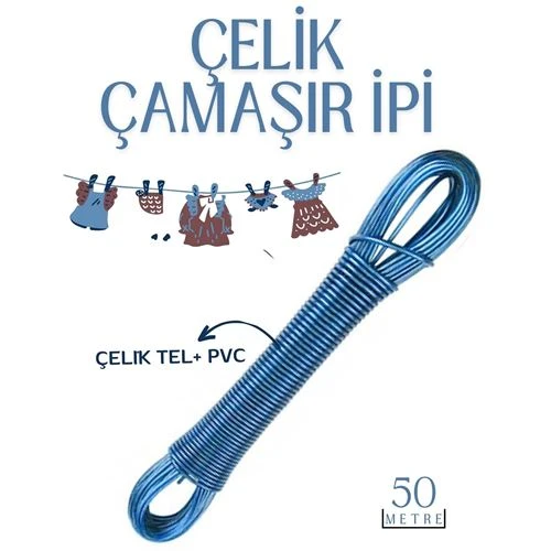 50 mt Çelik Çamaşır İpi ürün görseli 1