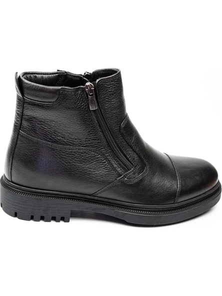 James Franco 25992 Erkek Deri Kürklü Bot - Resim 2