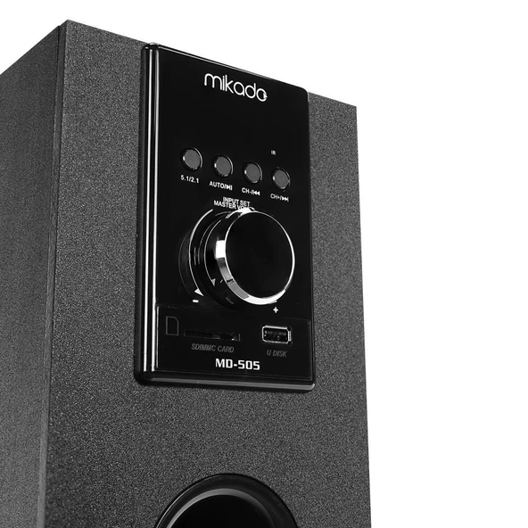 Mikado MD-505 5+1 Usb+SD+FM Destekli Bluetooth Speaker - Resim 3