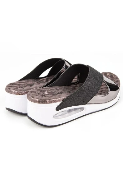 Muya Fly 31169-001 Air Max Anatomik Taban Kadın Terlik Siyah 36-40 - Resim 6