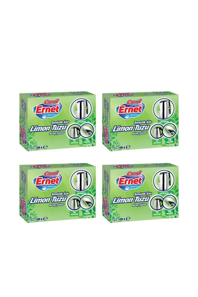 Ernet Temizlik İçin Limon Tuzu 4 x 100 G ürün görseli 1