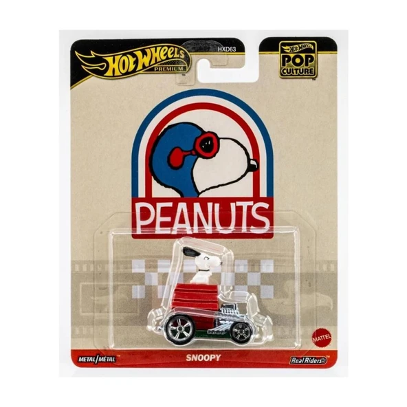 PTTAVM: Hot Wheels Premium Pop Culture Peanuts Snoopy HXD63 JBL84