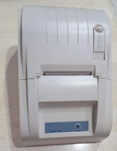 Zjiang Zj-5870K 58 mm Termal Makbuz Ve Adisyon Yazıcısı (Gri Renk) ürün görseli 1