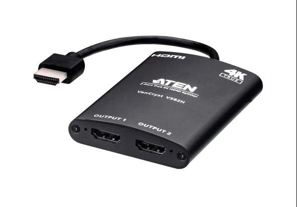 2-Port True 4K HDMI Çoklayıcı<br>
2-Port True 4K HDMI Splitter ürün görseli 1