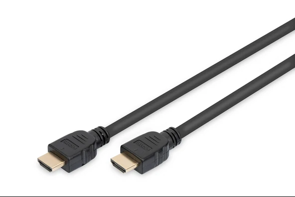 HDMI Ultra High Speed with Ethernet Bağlantı Kablosu (HDMI 2.1), 4320p, 8K Ultra HD, HDMI Tip A Erkek - HDMI Tip A Erkek, 2 metre, altın kaplama, siyah renk ürün görseli 1