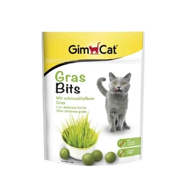 Gimcat Gras-Bits Tahılsız Şekersiz Kedi Ödül Tableti  1 Adet 425 Gr ürün görseli 1