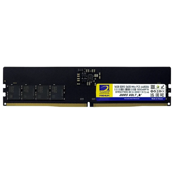 TwinMOS 16GB DDR5 5600MHz (TMD516GB5600U46WO) ürün görseli 1