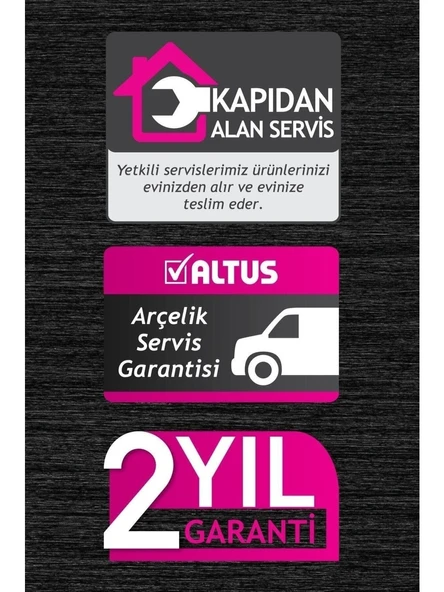 Altus AL 606 SG 890 W Toz Torbasız Süpürge - Resim 5