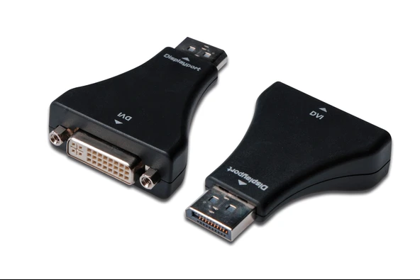 DisplayPort (DP) <-> DVI-I  Adaptörü, DP Erkek - DVI-I (24+5) Dişi ürün görseli 1