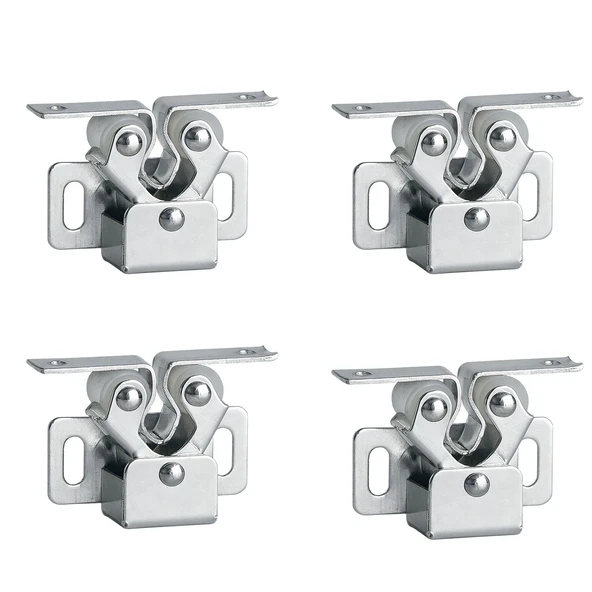 Kelebek Çıt Çıt Dolap 4 Adet Kapak Tutucu Kapı Kilidi Güçlü Tutuş Paslanmaz Dayanıklı 4 Adet Set ürün görseli 1