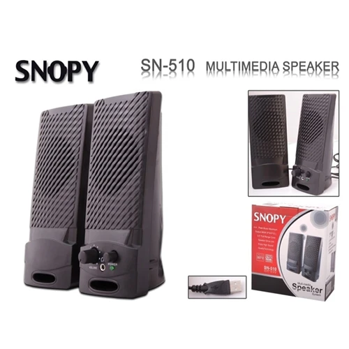 SNOPY SN-510 1+1 Usb Siyah Hoparlör ürün görseli 1