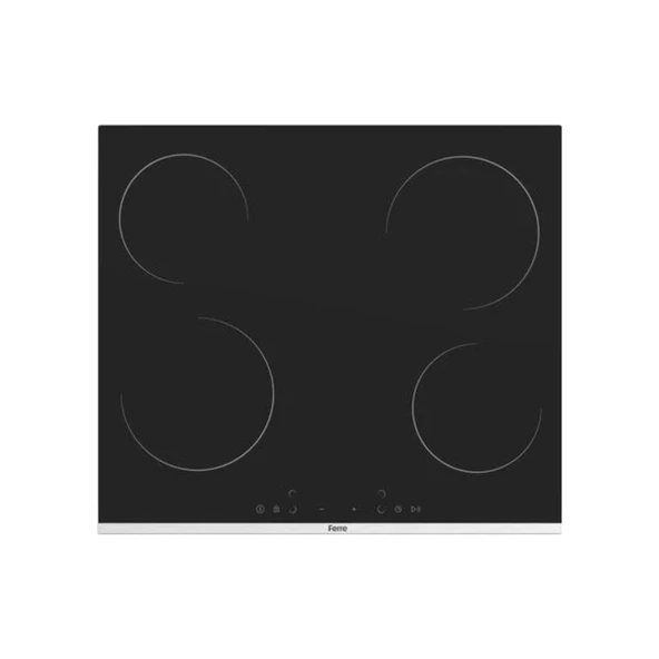 Ferre Elektrikli Siyah Cam Ankastre Set - XE61MDV / MS261 / D063 - Resim 3