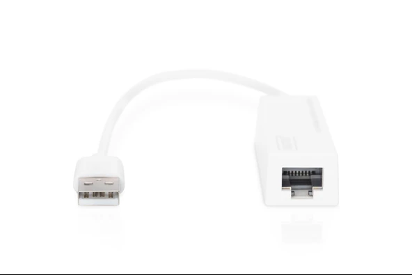 Digitus USB 2.0 Fast Ethernet Adaptörü, 1 x 10/100 RJ45 Dişi, USB-A Erkek<br>
Digitus USB 2.0 to Fast Ethernet Adapter, 1 RJ 45, USB-A Male, 10/100Mbit ürün görseli 1