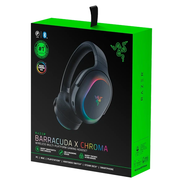 Razer Barracuda X Chroma Kablosuz Gaming Kulaklık RZ04-05220100-R3M1 - Resim 5