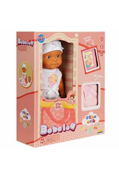 Bebelou Sesli Hoş Geldin Bebeği 30 cm – Battaniyeli Pilli Oyuncak Bebek - Resim 7