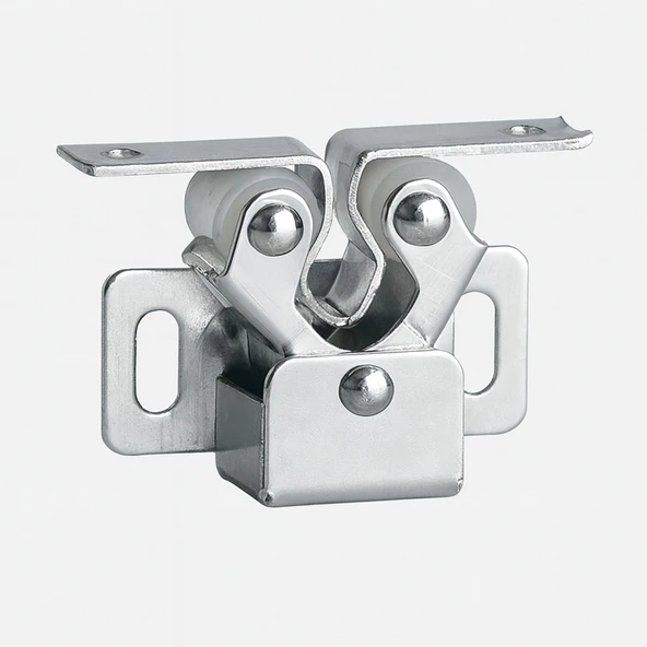 Kelebek Çıt Çıt Dolap 4 Adet Kapak Tutucu Kapı Kilidi Güçlü Tutuş Paslanmaz Dayanıklı 4 Adet Set - Resim 6