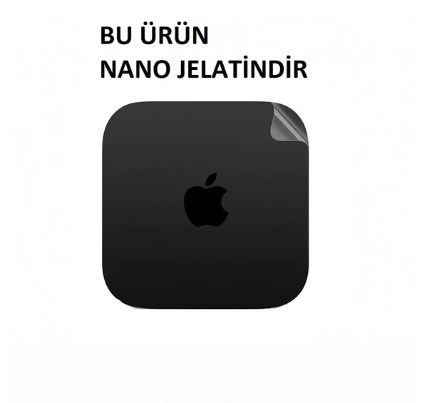 Apple TV 4K Uyumlu Üst taraf için Şeffaf Nano Jelatin Ultra koruyucu ürün görseli 1