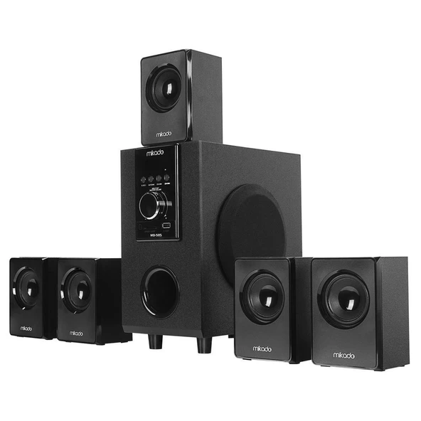 Mikado MD-505 5+1 Usb+SD+FM Destekli Bluetooth Speaker - Resim 2
