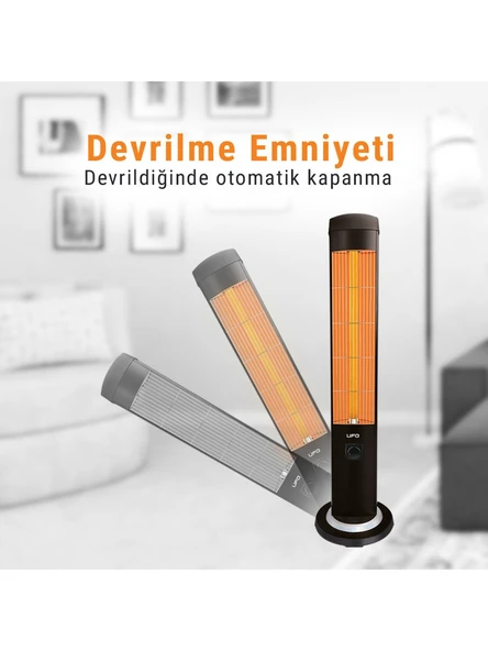 Ufo Term 2300 W Kule Tipi Infrared Isıtıcı - Resim 4