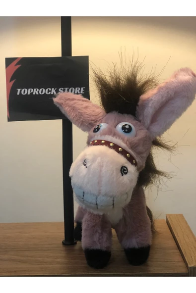 Sevimli Eşek Peluş Oyuncak Gülen Şaşkın Hediyelik Oyuncak Anahtarlık Uyku Arkadaşı 15 cm - Resim 2