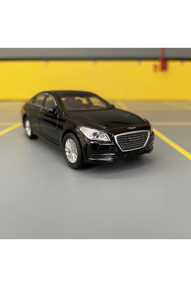 Hyundai Genesis G80 1/36 Ölçek *c&c Model Garage* Çek Bırak Diecast Metal Model Oyuncak Araba ürün görseli 1