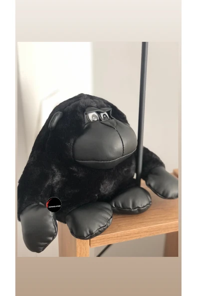 Sevimli Goril Peluş Oyuncak 25 Cm Hediyelik Uyku Arkadaşı - Resim 3
