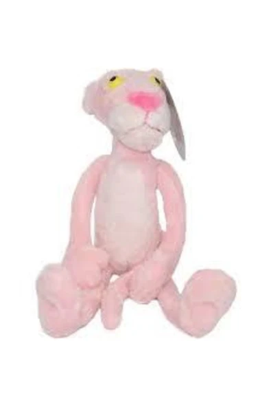 Pembe Panter Peluş Uyku Arkadaşı Ithal Organic Kumaş 35 Cm - Resim 2