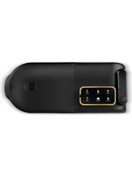 Karaca Hatır Plus Barista Steel 6 In 1 Çelik Cezveli Konuşan Közde Türk Kahve Makinesi Mineral Gold - Resim 3