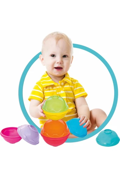 Dede Toplu Mini Kule Oyuncak - Resim 3