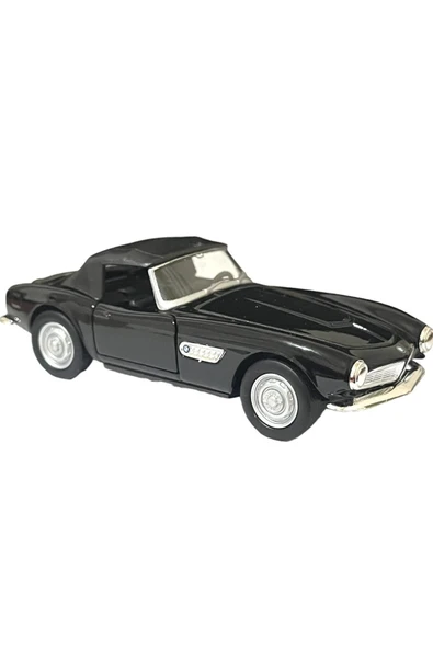Bmw 507 Model Araba 1956 Model 1/36 Ölçek Siyah 12 cm - Resim 3