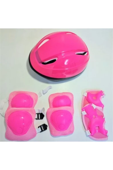 Çocuk Kask Dizlik Dirseklik Koruyucu Set 7 Parça ürün görseli 1