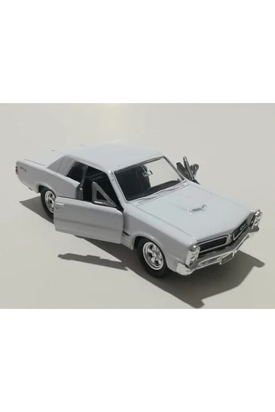 Pontiac Gto 1965 1/36 Ölçek *c&c Model Garage* Çek Bırak Diecast Metal Model Oyuncak Araba - Resim 2