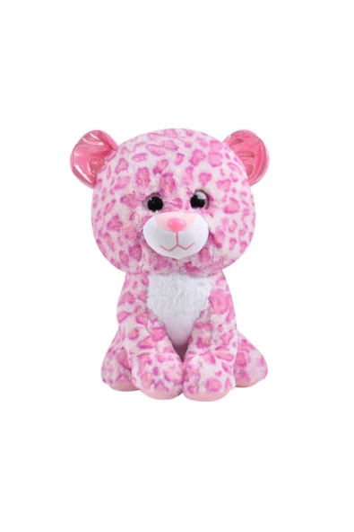 Peluş Leopar Oyuncak 17 Cm Pembe 3382 ürün görseli 1