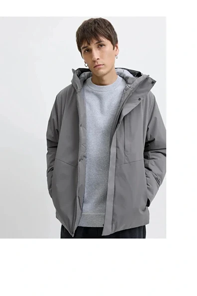 Jack&jones 12278781 Erkek Mont - Gri - Resim 7