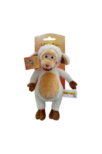 Kuzucuk Çizgi Film Peluş Kuzu Oyuncak 30 cm ürün görseli 1